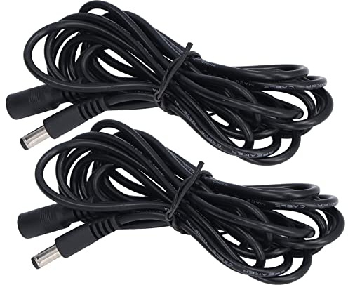2 Pièces LED Rallonge de Lumière Solaire Surveillance Câble D'extension de Connexion d'alimentation 12V 24V Type Universel 5.5x2.1mm