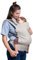 Beco Toddler Babytrage mit extra breitem Sitz - Kindertragerucksack aus 100% Baumwolle, 2 Tragepositionen, Kindertrage Bauch/Kindertrage Rücken, Kindertrage Wandern, 9-27 kg (Ecru)