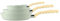 MENASTYL - Set de 3 poêles Colorama Céladon - Poêle 20/24 et 28 cm - En aluminium - Revêtement antiadhésif en céramique - Tous feux dont induction