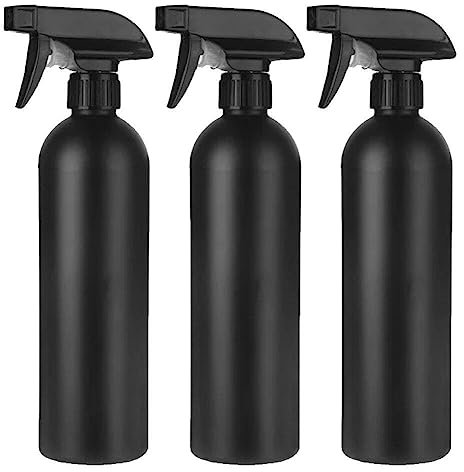 Dinntty Botella vacía con pulverizador atomizador Recargable de 500ml Botella pulverizadora de Agua Duradera a Prueba de Fugas para Limpieza de peluquería
