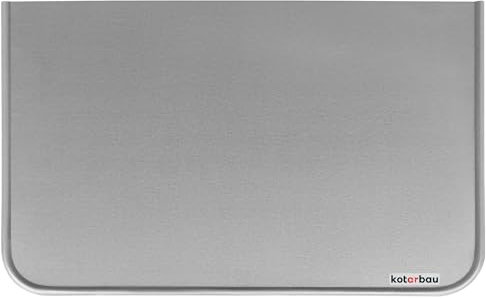 KOTARBAU® Placa de suelo para estufa de 30 x 50 cm, de acero galvanizado, para chimenea, protección contra chispas