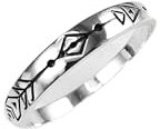 Forward Arrow Ring, Sterling Silver 925, Moving Forward Tattoo Engraved Band Ring, Native Indian Symbol Jewelry, silver Ring, Silver Band (Ring size: 5 1/2, Gift-Wrapping: Free)