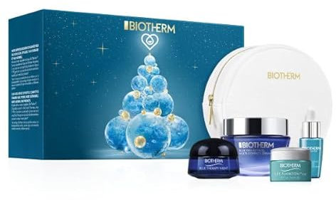 Biotherm Blue Therapy Retinol Geschenk Set (Serum 7ml + Creme 50ml + Nachtceme 15ml + Augenpflege 5ml)