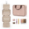 Yinke Das Reise-Set beinhaltet Reise-Kulturbeutel und Behälter in Reisegröße für Toilettenartikel (Reiseflaschen mit transparenter Tasche, Reisecremedosen, nachfüllbares Mini-Parfüm) (Pink)