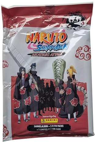 Panini Naruto Shippuden Akatsuki Attax Trading Cards (2024) Deutsche Version - 1x Starterpack