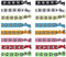 Niuhong Fußball Armbänder Fussball Bänder Stoff Armbänder Veranstaltungen Elastisches Armband Sport Aktivitäten Spiel Sportarten Training Erwachsene Junior (8 Farben)