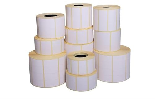 Thermo Etiketten Rolle 1 x 57 x 32 mm - 2100 Stck Versand UPS DPD DHL
