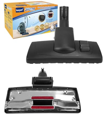 KEEPOW Spazzola Aspirapolvere per Miele Swing H1, Universale 35mm Spazzola per Miele Aspirapolvere S1/S2/S4/S5/S6/S8, Bocchetta per Pavimenti in Metallo per Miele Swing H1, Aspirazione Potente