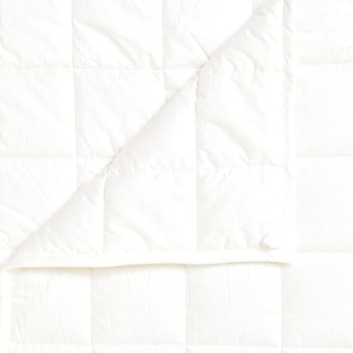 Anew Sleep - Gewichtsdecke - Weiß - 140 x 200 cm - 9 kg - Therapeutische Schwere Decke für Schlafkomfort - Anti-Stress Bettdecke für Männer und Frauen - Hergestellt aus hochwertigen Materialien