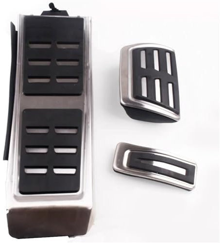 WILSEM Auto-Fußpedal-, Kraftstoff-, Bremspedal-Abdeckungspolster Für A&UDI A6 A6L S6 4G 2010 2011 2012 2013 2014 2015 Pedale