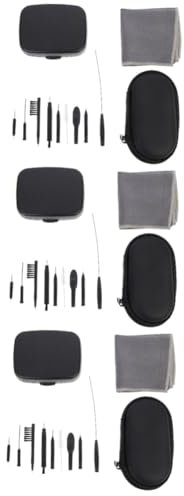 Baluue 3ensembles Kit De Nettoyage Compact Pour Aides Auditives De Outils De Nettoyage Réutilisables Et Pour Accessoires Auditifs Efficaces Pour Éliminer Cérumen Et Débris