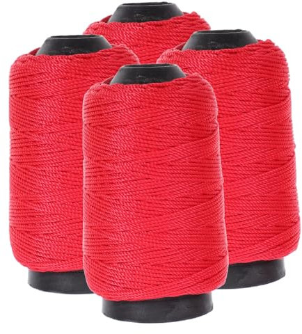 Happyyami 4 Rollen Strapazierfähige Nylon-gartenschnur Robuste Schnur Für Pflanzen Gartenarbeit Binden Basteln Bauprojekte