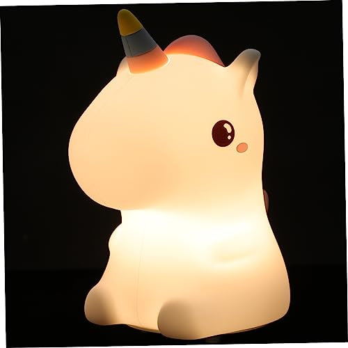 Uonlytech 1satz Farbwechsel-einhorn-nachtlicht Für Nachtlampe Für Schlafzimmer Kinderzimmer Und Besondere Anlässe Lichtfarben Sicher Und Langlebig