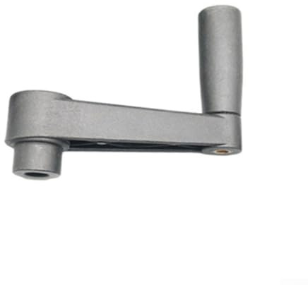Maschinen Handkurbel Schwarz, Verstärkte Nylon-Kurbel, 10mm Kurbel mit rundem Loch, rundes Loch-Design für Handkurbelgeneratoren und industriellen Einsatz, für Drehmaschine, Fräsmaschine (10 mm)