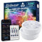 Lichaser 50M IP67 RGB+IC Tira LED Exterior Impermeable DIY, Seguimiento, Segmentación de Tiras LED con Aplicación BT y Control Remoto RF Para uso en Exteriores