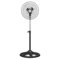 UBOON Ventilador de Pie 10 - Pequeño y Potente, Altura Regulable, Motor Silencioso, 3 Velocidades, Oscilación 120º, 30W