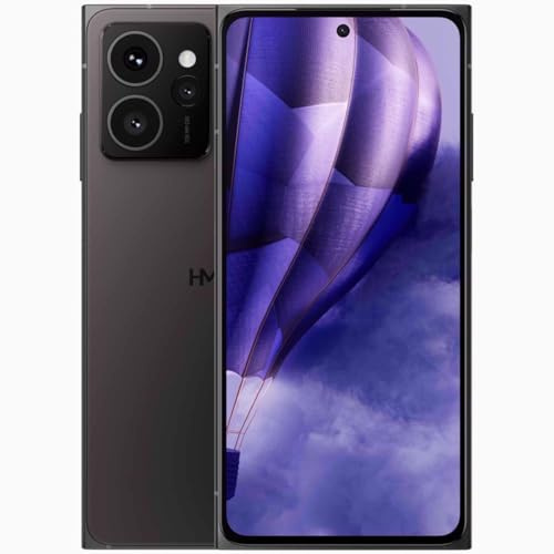 HMD Skyline TA-1600 Smartphone mit 6,55 Zoll OLED LCD Display, 8 GB RAM, 128 GB Speicher, Snapdragon 2,4 GHz Prozessor, 4500 mAh Akku, Dual-SIM, Schwarz