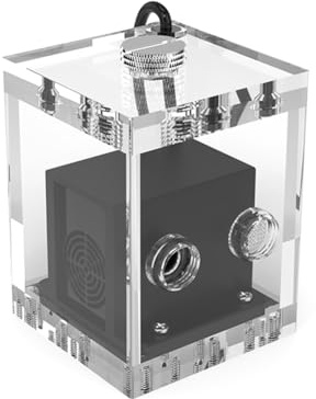 Koolenry 400L/H Water Cooling Pump Integrated Mute CPU Water Pump 50ml Capacity G1/4 Interface for PC Water Cooling System 24V