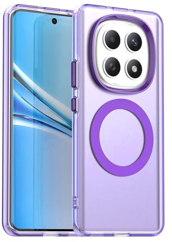 Wigento Hybrid TPU PC Hülle für Xiaomi Redmi Note 15 5G MagSafe mit Candy Design