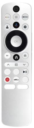 1 Mando a Distancia de Repuesto for TV por Voz HTRU33 Compatible con Haier 65C10 65S9QT 55S9QT 75S(HTR-U33E)