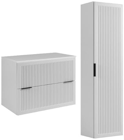 Rodan Moderne Möbel - Schrank Weiß - Möbelstück - Bastelregal – Bastelplatte 80 cm + 80 cm
