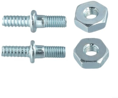 Hasaller 2 paia di perni e dadi per motosega MS170 MS180 MS210 MS230 MS250 MS260 MS240 MS200T MS192T kit di montaggio 1123 664 2400