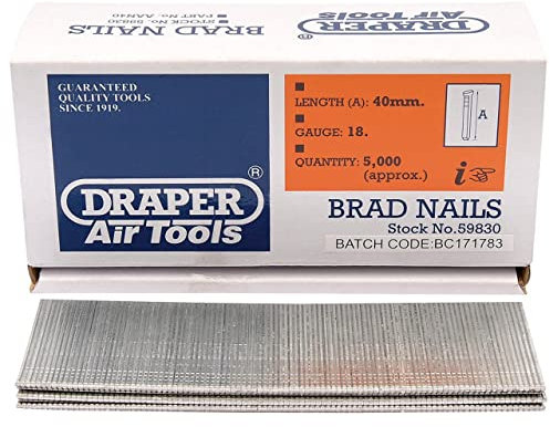 Draper 59830 AAN40 basic_replenishmentad Nails 40mm