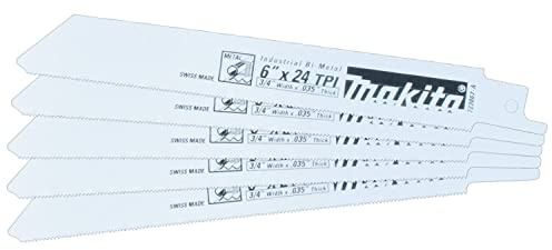 Makita 6 24-tpi Metall schneiden Säbelsägeblatt, 723067-A-5