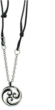 Police Kette Leder/Edelstahl 50cm PJ20552PSB/01