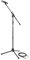 gear4music Vocal Microphone with Boom Stand and Cable