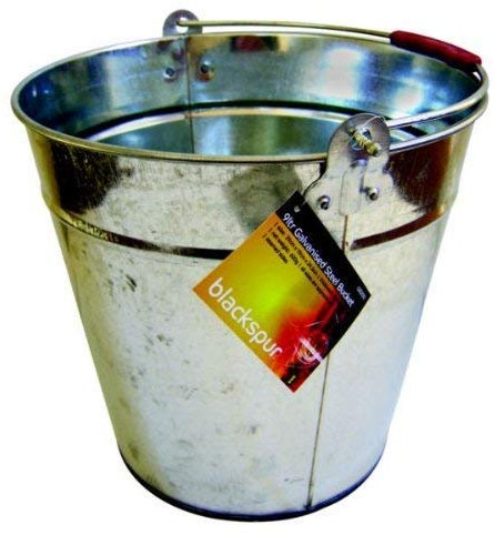 Cubo Acero 9 Litre Galvanizado - 2 Pack/S