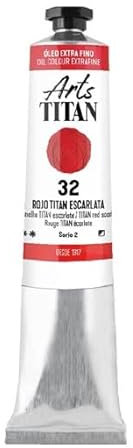 ÓLEO ROJO ESCARLATA TITAN Extrafino 6 - 20ml. Nº 32