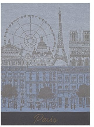 Le Jacquard Francais Paris Panorama Handtuch 60 x 80 60 x 80 x 0,1 cm, 100% gekämmte Baumwolle