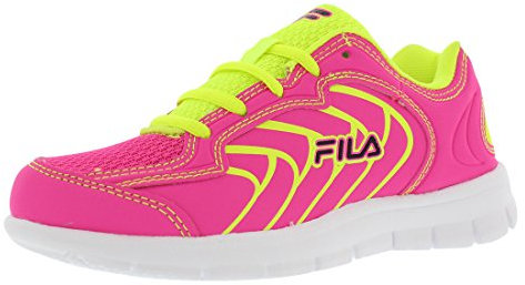 Fila Star Runner Girls Running Shoes Size US 10.5, Regular Width, Color Fuchsia/Neon