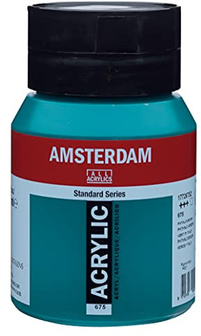 Amsterdam Standard Series Acrylfarbe Flasche 500 ml Phthalogrün 675 (17726752)