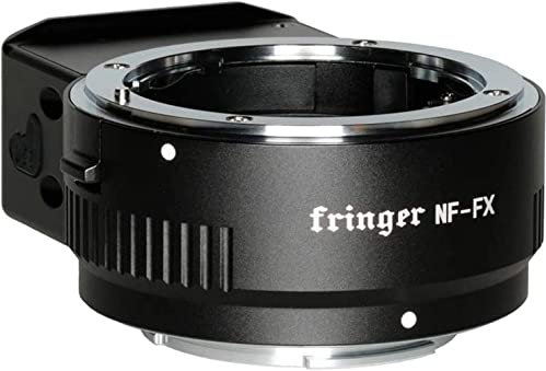 Fringer NF-FX (FR-FTX1) Lens Adapter Auto Focus Built-in Electronic Aperture Compatible with Nikon F to Fujfilm X Fuji Cameras X-T3 X-T4 X-Pro3 XT30 X-H1 X-T100 X-T200 X-S10 Sigma Tamron