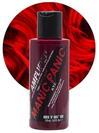 Manic Panic Rock N Roll Crème Amplifiée, Vegan, Sans Cruauté, Teinture Capillaire Semi Permanente 118 ml