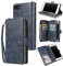nancencen Handyhülle Kompatibel mit Apple iPhone 7 Plus / 8 Plus, Lederhülle Flip Cover Brieftasche Hülle Kreditkartenschlitz (9 Karten) für Apple iPhone 8 Plus Schutzhülle -Blau