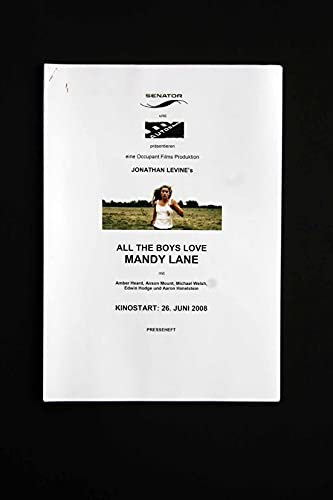 All The Boys Love Mandy Lane - Amber Heard - Anson Mount - Presseheft