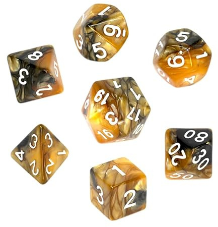 Knochen-Set REBEL RPG - Bicolor - Schwarz-Gold