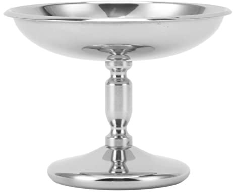 Coupes en glace Acier Inoxydable Bols à Dessert à Soda Grande Tasse à Dessert Vintage pour Pudding, Parfait, Sundae, Noix, Cocktail, Collation, Lait, Gelée, Boissons