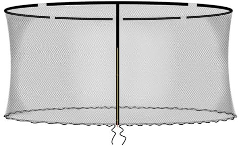 Baunsal® Trampolin Sicherheitsnetz Ø 427 cm (FGIS) für 5 Netzstangen Netzhöhe 180 cm Ersatzteile Netz Schutznetz Kindertrampolin Ersatznetz Gartentrampolin Outdoor