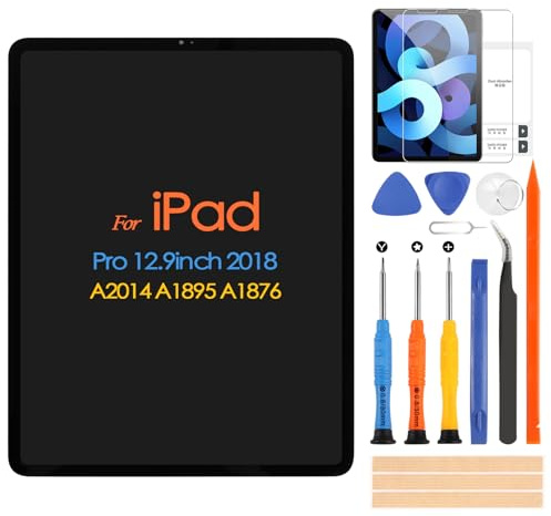 ARSSLY pour iPad Pro 12.9 3rd Génération 2018 LCD Écran Tactile Digitazer, pour iPad Pro 12.9 2018 A2014 A1895 A1876 Panneau de Verre Pièces de Réparation Kit