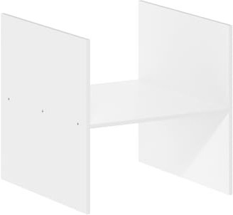 Furinno Cubicle H-förmiger Regalwürfel-Organizer-Einsatz, Weiß