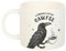 Tasse Fresh Cup of Cawfee Raven – Design gothique en céramique avec corbeau et tasse à vapeur – Capacité de 500 ml – Passe au micro-ondes et au lave-vaisselle – Parfait pour les amateurs de café et