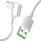 80W SUPERVOOC Charger Cable for OPPO,1M USB A to USB C Fast Charging Cable Right Angle TypeC Cord VOOC Lead for Find X8 X5 Pro X5 X3 Lite/Reno 13 12 Pro 12F 11 10 Lite/A80 A60 A54/OnePlus 13 12 Nord