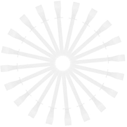 HONITANO 50pcs Palette Stick Glue Applicator for Woodworking Craft DIY Leather Goods Handheld Tool Small Hardwood Spreader