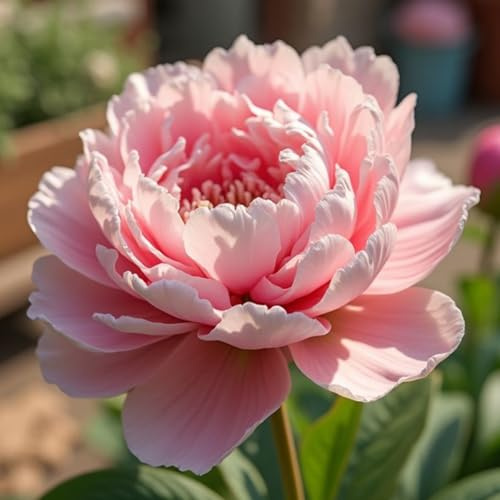 Mehrjährigen Pfingstrosen Rhizome- Pfingstrosenwurzel- Robuste Gartenrhizome- Widerstandsfähig und Trockenheitsresistent- Gedeihen in Töpfen-4 Rhizome-A