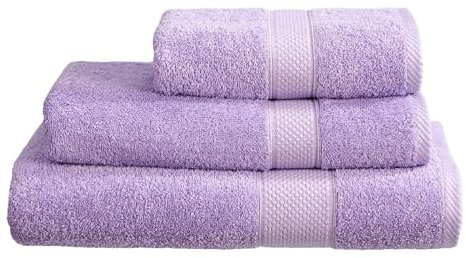 Linens Limited - Hand Towel for Bathroom and for Kitchen, Great as Face Towel, Guest Towel, and More, Turkish Cotton, Soft and Luxurious, Super Absorbent, Machine Washable (Lilac)
