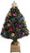 HOLIDAY PEAK Fiber Optic Christmas Tree, Green, One Size
